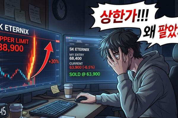 눈 앞에서 사라진 상한가