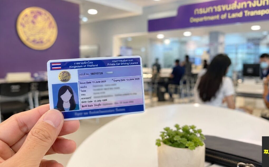 Thai drive license