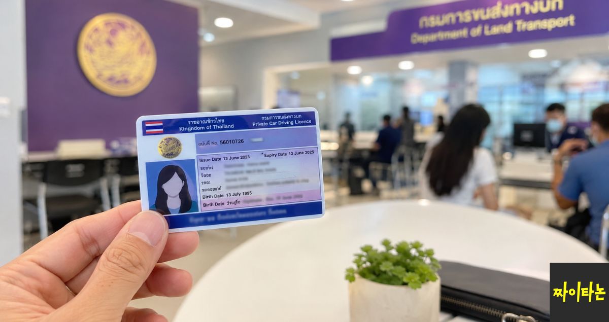 Thai drive license
