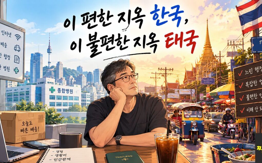 이 편한 지옥 한국 그리고 이 불편한 지옥 태국