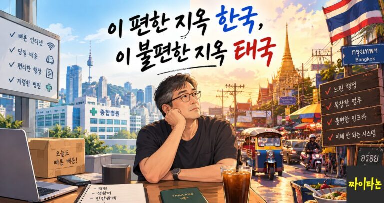 이 편한 지옥 한국 그리고 이 불편한 지옥 태국